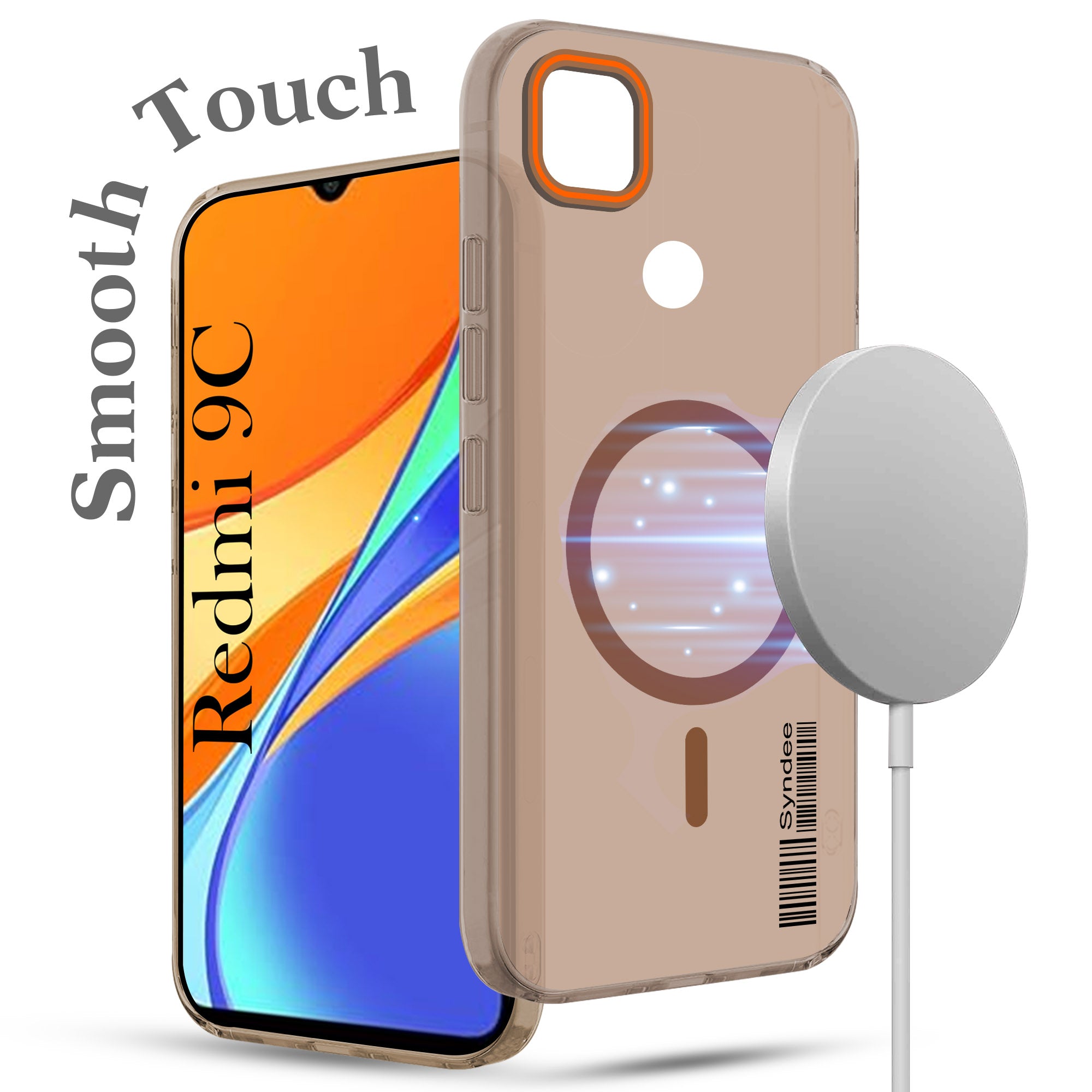 For Redmi 9C Back Cover Case (Soft Touch | Camera Bump Protection | MagSafe Compatible | Matte Finish)