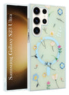 For Samsung Galaxy S23 Ultra Back Cover Case (Cute Floral Design | Flower Print for Girls | MagSafe Compatible Wireless Charging)