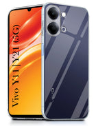 For Vivo Y11 | Vivo Y21 5G Back Cover Case Silicone (Clear Shockproof Case with Camera Protection | Soft and Flexible | Transparent)