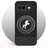 For Google Pixel 9A PU Leather Finish Back Cover Case (Professional Minimalist Texture | MagSafe Compatile | Camera Protection | Sleek Sober Formal)