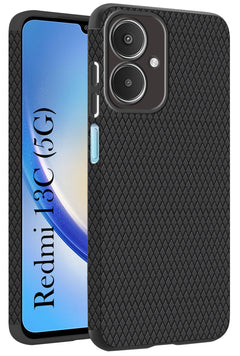 For Redmi 13C 5G Back Cover Case (Liquid Silicone | Side Grip | Camera Protection)