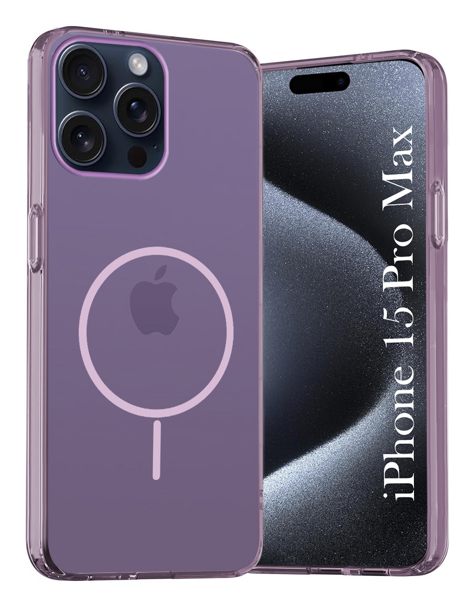 For Apple iPhone 15 Pro Max Back Cover Case Silicone (Slim Paper Thin | Camera Protection Bump | Minimalist Professional | Soft Flexible)