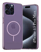 For Apple iPhone 15 Pro Max Back Cover Case Silicone (Slim Paper Thin | Camera Protection Bump | Minimalist Professional | Soft Flexible)