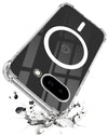 For Google Pixel 9A Back Cover Shockproof Crystal-Clear (Magsafe Wireless Support | Drop & Camera Protection | Hard Polycarbonate)