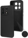 For OnePlus 15 5G Back Cover Case (Matte Finish Silicone with Inside Fiber cloth)