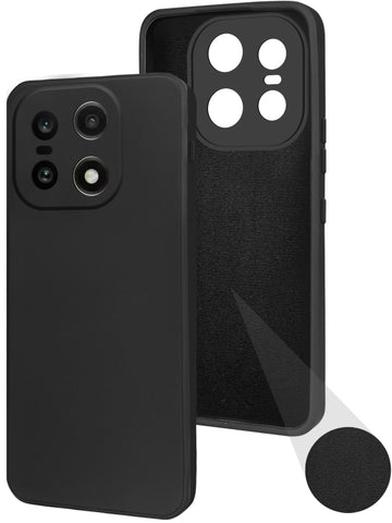 For OnePlus 15 5G Back Cover Case (Matte Finish Silicone with Inside Fiber cloth)