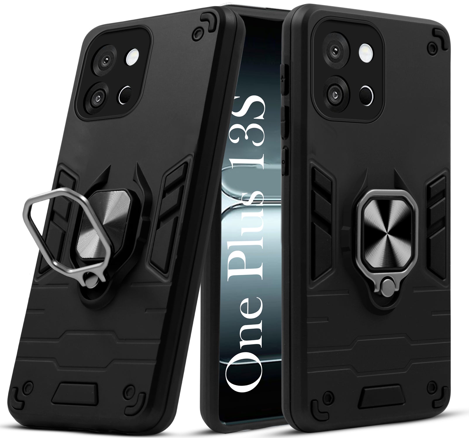 For OnePlus 13S Back Cover Case (Shockproof Polycarbonate Dual Layer Hybrid Armor)