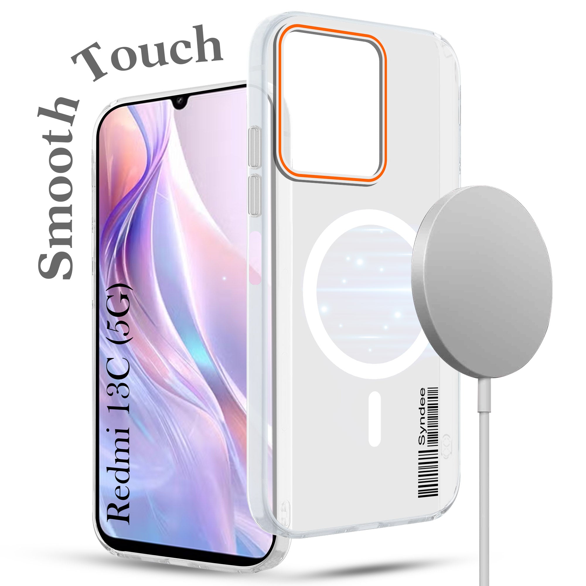 For Xiaomi Redmi 13C 5G Back Cover Case (Soft Touch | Camera Bump Protection | MagSafe Compatible | Matte Finish)
