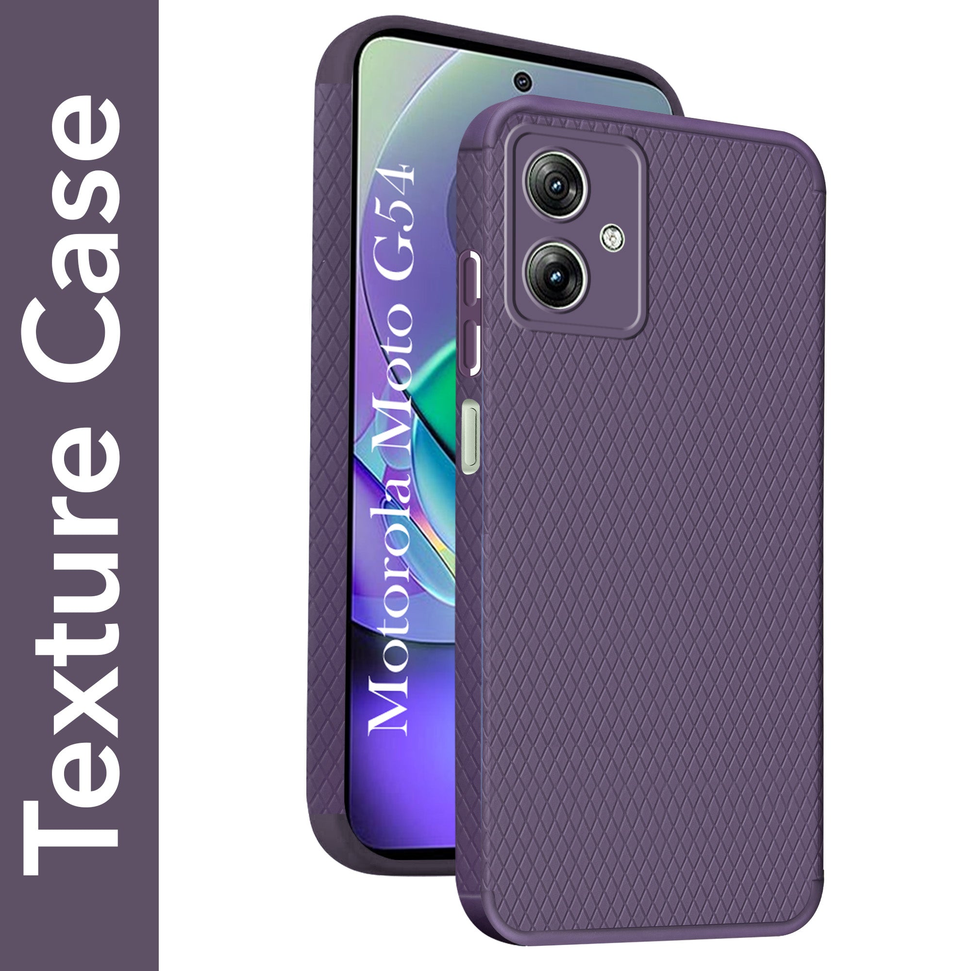 For Motorola Moto G54 Back Cover Case (Liquid Silicone | Side Grip | Camera Protection)