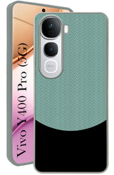 For Vivo Y400 Pro Silicone Finish Back Cover Case (Premium Minimalist Professional Feel | Camera Protection Bump)