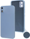 For Itel A23 Pro Back Cover Case (Matte Finish Silicone with Inside Fiber cloth)