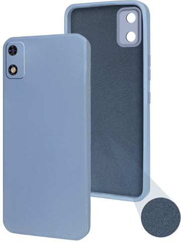 For Itel A23 Pro Back Cover Case (Matte Finish Silicone with Inside Fiber cloth)