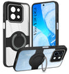 For Vivo Y58 5G Back Cover Case with stand (Built-in Ring Holder Kickstand | Lifetime Anti Yellow | Camera Protection)