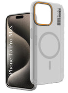 For Apple iPhone 15 Pro Max Back Cover Case  (Soft Touch | Camera Bump Protection | MagSafe Compatible | Matte Finish)