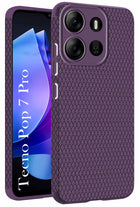 For Tecno Pop 7 Pro Back Cover Case (Liquid Silicone | Side Grip | Camera Protection)