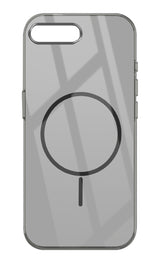 For Apple iPhone 7 Plus | iPhone 8 Plus Back Cover Case (Crystal Clear Case | MagSafe Wireless Charging Support | Hard Anti Yellow | Camera Protection Bump)