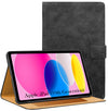 For Apple iPad  Flip Cover Folio Cover (10th Generation) 10.9 Inch A3162/A2757/A2777/A2696/iPad13/18/iPad13/19 (PU Leather | Multi-Angle Smart Stand | Card Storage Slots | Silicone Back Pouch)