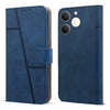 For Realme P4 Lite | Realme Narzo 80 Lite (4G) Flip Cover Case ( Stitched Leather with Magnetic Closure)