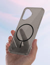 For Apple iPhone 16 Back Case Cover Crystal Anti Yellow (Unbreakable PC | MagSafe Wireless Charging Support |Camera Protection Bump)