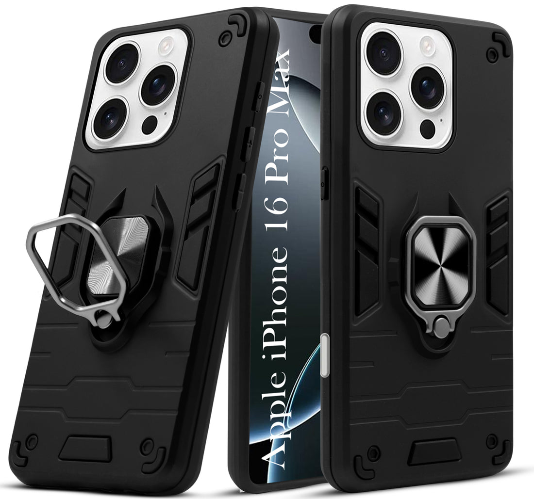 For Apple iPhone 16 Pro Max Back Cover Case (Shockproof Polycarbonate Dual Layer Hybrid Armor)