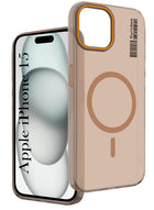 For Apple iPhone 15 Back Cover Case (Soft Touch | Camera Bump Protection | MagSafe Compatible | Matte Finish)