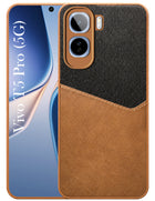 For Vivo T5 Pro 5G Back Cover Case (Dual PU Leather Stitch | Professional Minimalist | Soft and Flexible)