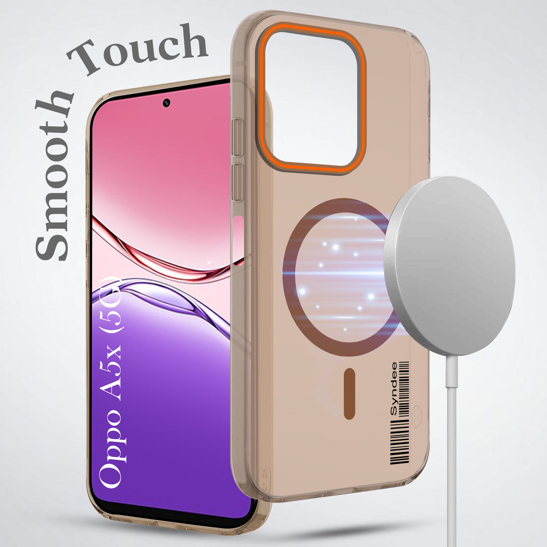 For Oppo A5X Back Cover Case (Soft Touch | Camera Bump Protection | MagSafe Compatible | Matte Finish)