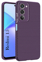 For Redmi 15 Back Cover Case (Camera Protection | Side Grip Texture | Soft and Flexible)