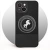 For Apple iPhone 15 Back Cover Case PU Leather Finish (Professional Minimalist Texture | MagSafe Compatile | Camera Protection | Sleek Sober Formal)