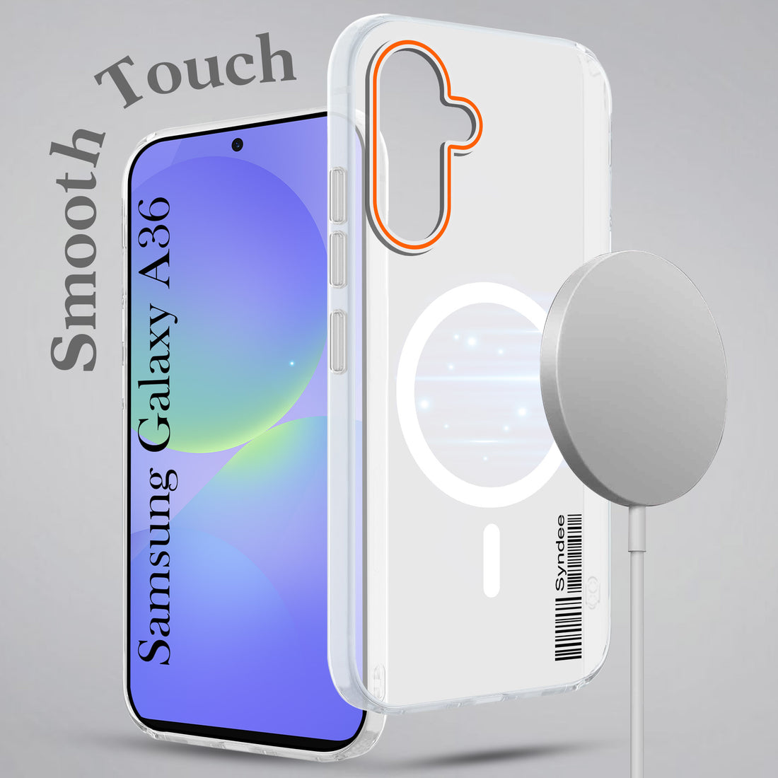 For Samsung Galaxy A36 5G Back Cover Case (Soft Touch | Camera Bump Protection | MagSafe Compatible | Matte Finish)