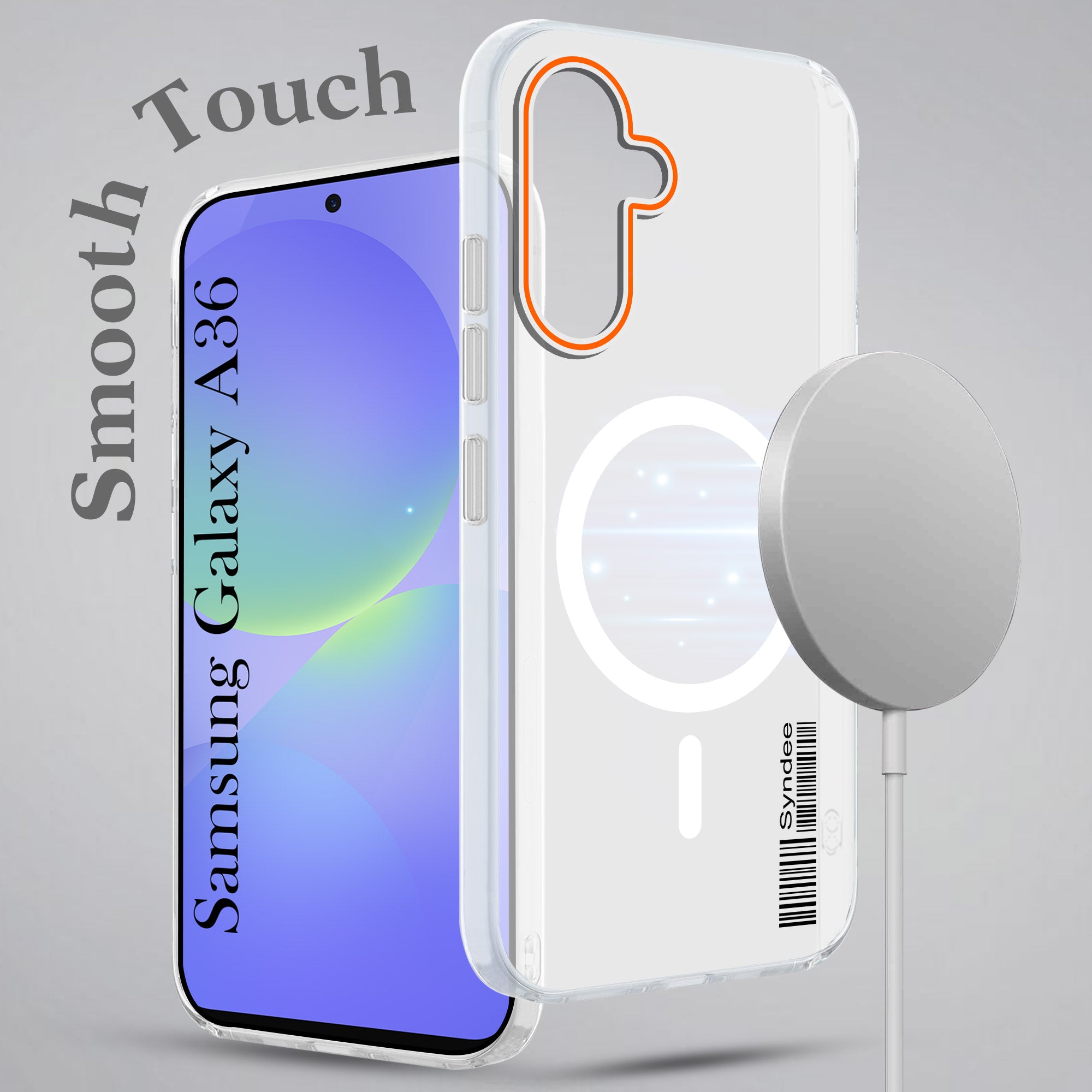 For Samsung Galaxy A36 5G Back Cover Case (Soft Touch | Camera Bump Protection | MagSafe Compatible | Matte Finish)