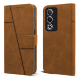 For Oppo A3 Pro 5G Flip Cover Case(Stitched Leather with Magnetic Closure)