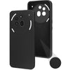 For Nothing Phone 3A Pro 5G Back Case Cover (Inside Fiber cloth with Matte Finish Silicone)