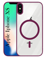 For Apple iPhone Xs Back Cover Case (MagSafe Compatible Wireless Charging | Hybrid Camera Bump Protection | Shockproof Polycarbonate Material)