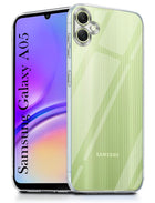 For Samsung Galaxy A05 Back Cover ( Silicone Clear Shockproof Case with Camera Protection | Soft and Flexible | Transparent)