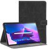 For Flip Cover Folio Case Lenovo Tab M10 Plus (3rd Gen) 12 Inch (PU Leather | Multi-Angle Smart Stand | Card Storage Slots | Silicone Back Pouch)