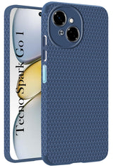 For Tecno Spark Go 1 Back Cover Case (Camera Protection | Side Grip Texture | Soft and Flexible)