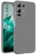 For Infinix Note 50x Back Cover Case  (Liquid Silicone | Side Grip | Camera Protection)