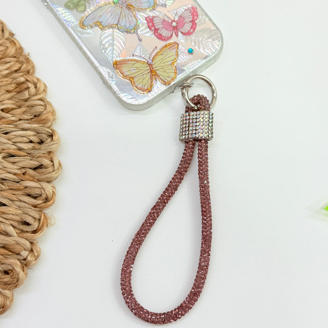 Diamond Charms with Studded Strap