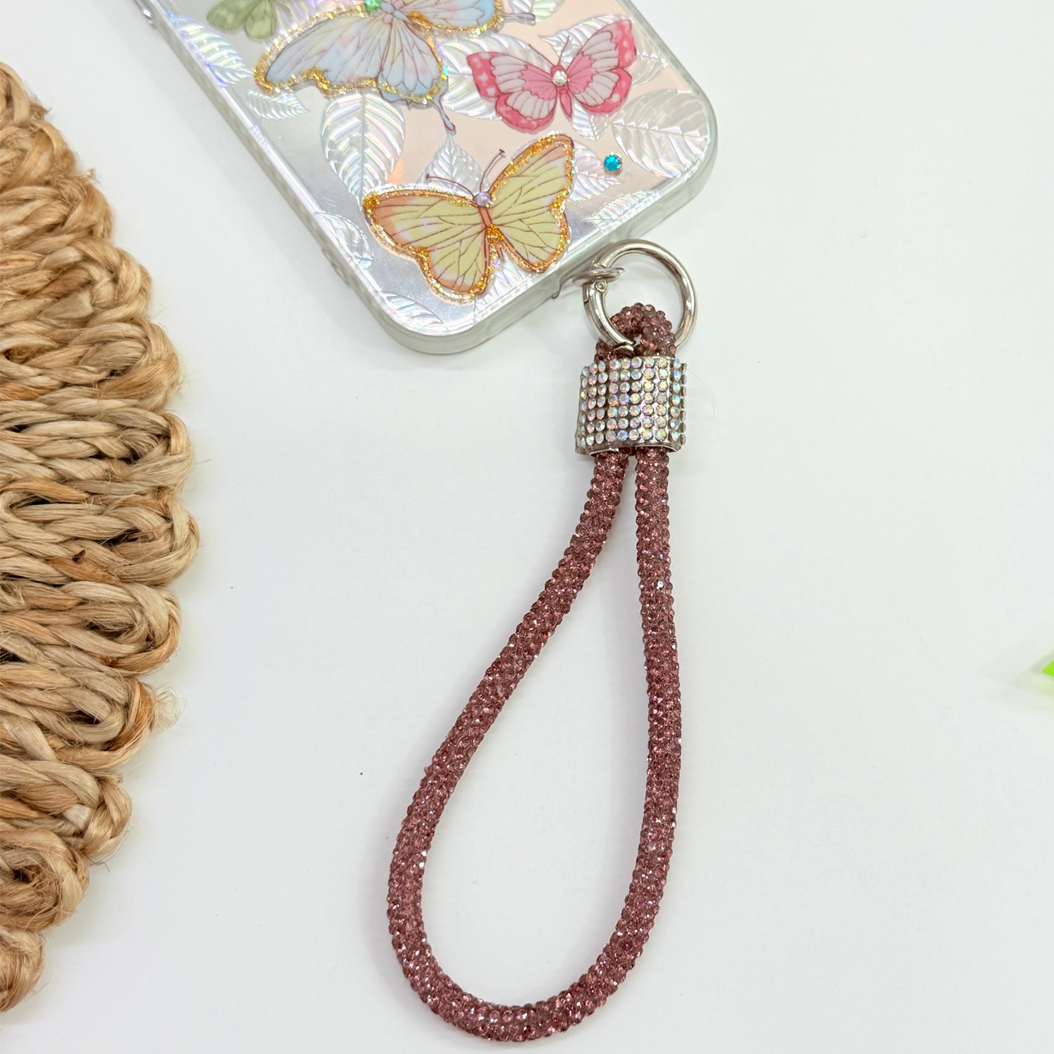 Diamond Charms with Studded Strap
