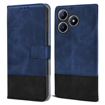For Realme Narzo N63 Flip Cover Case ( Professional Dual Leather Wallet with Magnetic Closure)
