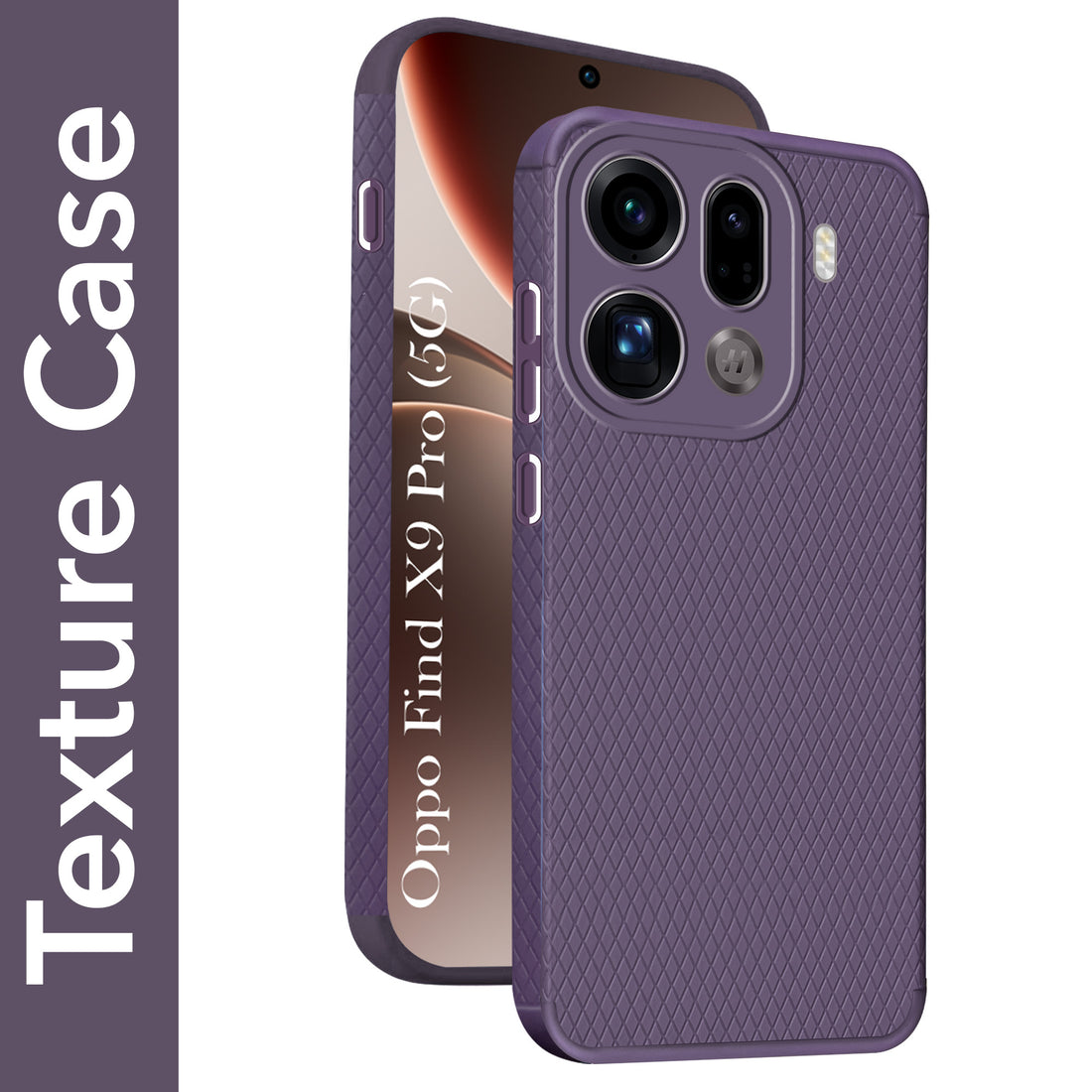 For Oppo Find X9 Pro Back Cover Case Liquid Silicone (Camera Protection | Side Grip Texture | Soft and Flexible)