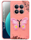 For Xiaomi Redmi Note 15 Pro Plus 5G Back Cover Case (Soft Butterfly Embroidery | Women Teen Girls | Camera Protection| Matte Silicone)