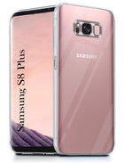 For Samsung Galaxy S8 PLUS Back Cover ( Silicone Clear Shockproof Case with Camera Protection | Soft and Flexible | Transparent)
