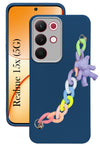For Realme 15X Back Cover Case (Matte Finish |Wrist Hanging Chain | Teddy Bracelet Charms | Full Camera Protection)