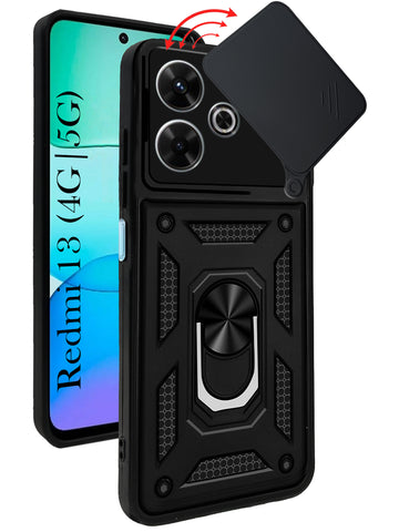 For Xiaomi Mi Redmi 13 4G | 5G Back Cover Case (Hybrid Dual Armor Polycarbonate)