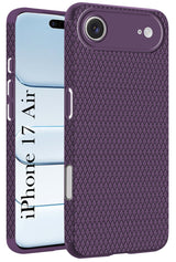 For Apple iPhone 17 Air Back Cover Case (Camera Protection | Side Grip Texture | Soft and Flexible)
