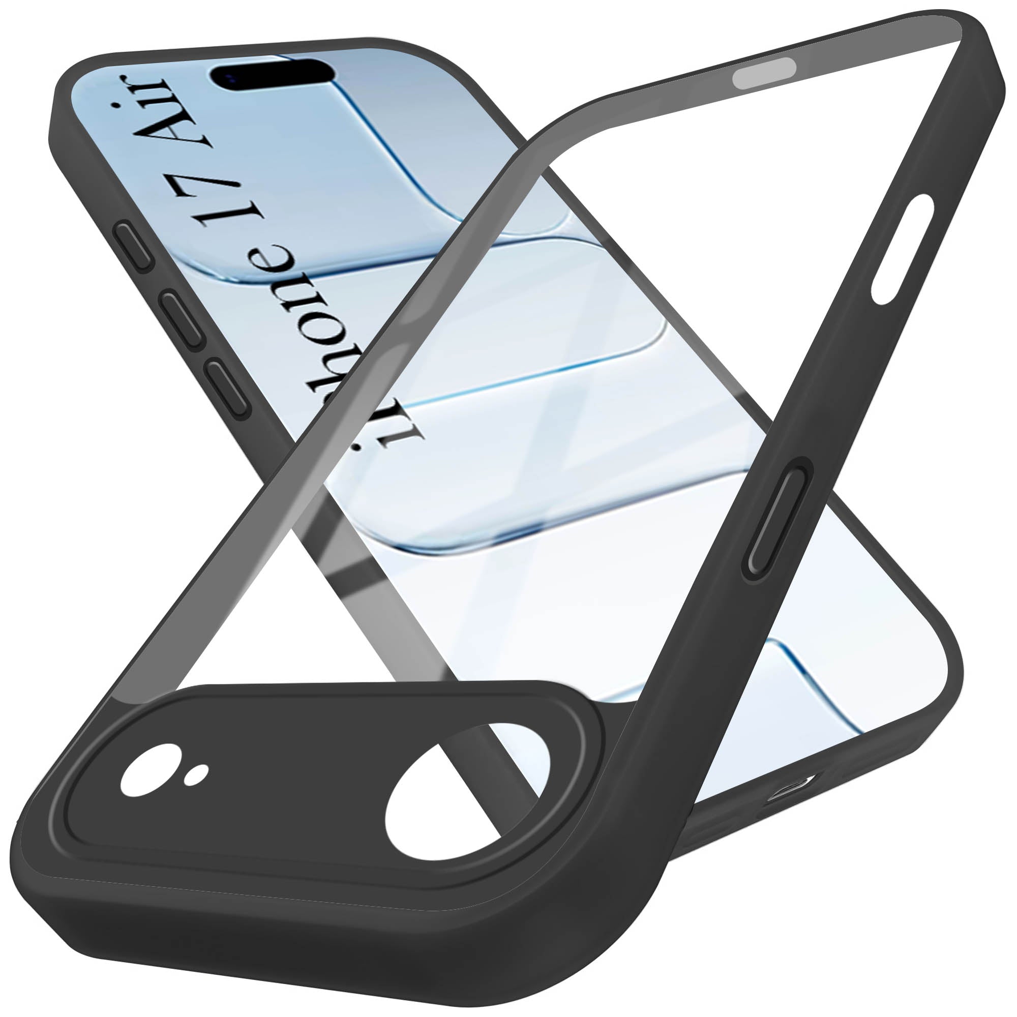For Apple iPhone 17 Air Back Cover Case (Lifetime Anti Yellow | Anti Scratch | Crystal Clear Shockproof)