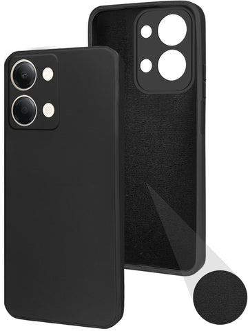 For Vivo Y11 | Vivo Y21 5G Back Cover Case (Matte Finish Silicone with Inside Fiber cloth)