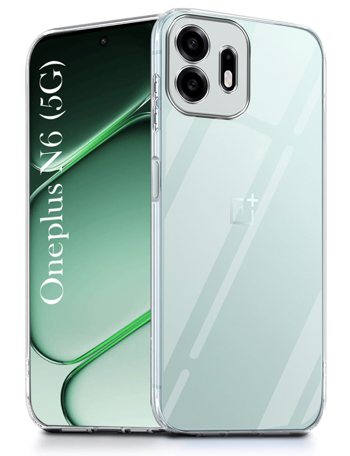 For OnePlus N6 Back Cover Shockproof Crystal-Clear (Drop & Camera Protection | Hard Polycarbonate)
